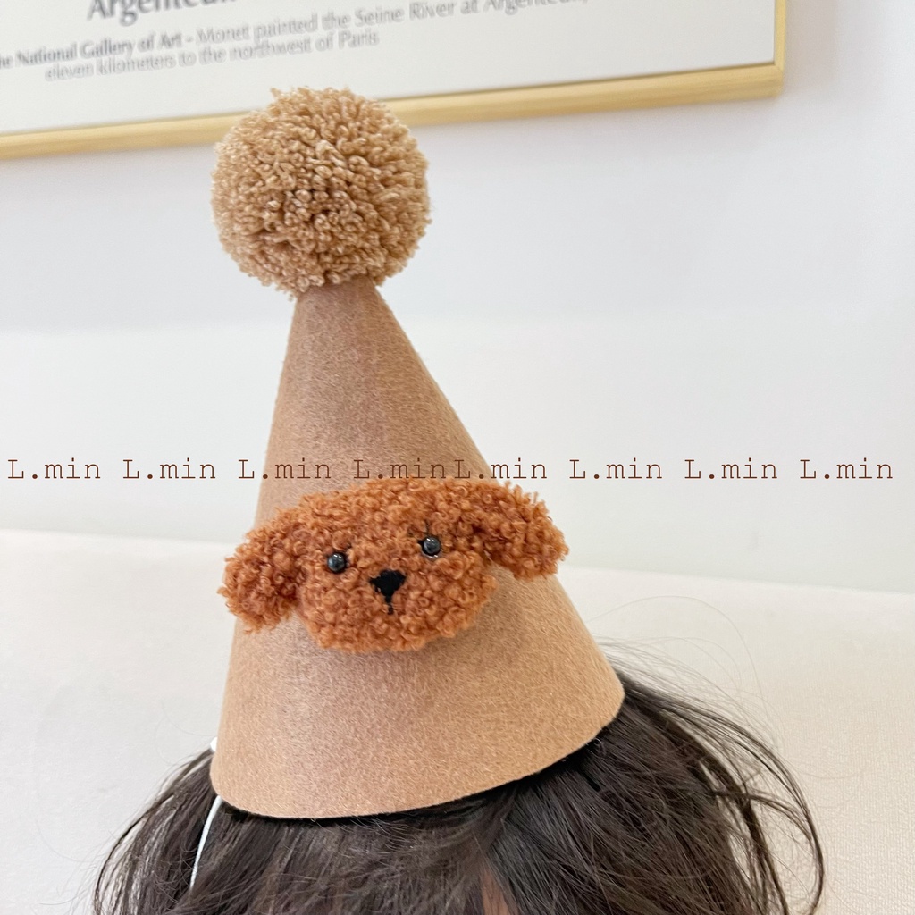 Nón party cho bé Brown bear