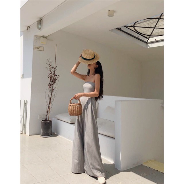 [ ORDER ] Jumpsuit ống rộng sang chảnh Ulzzang