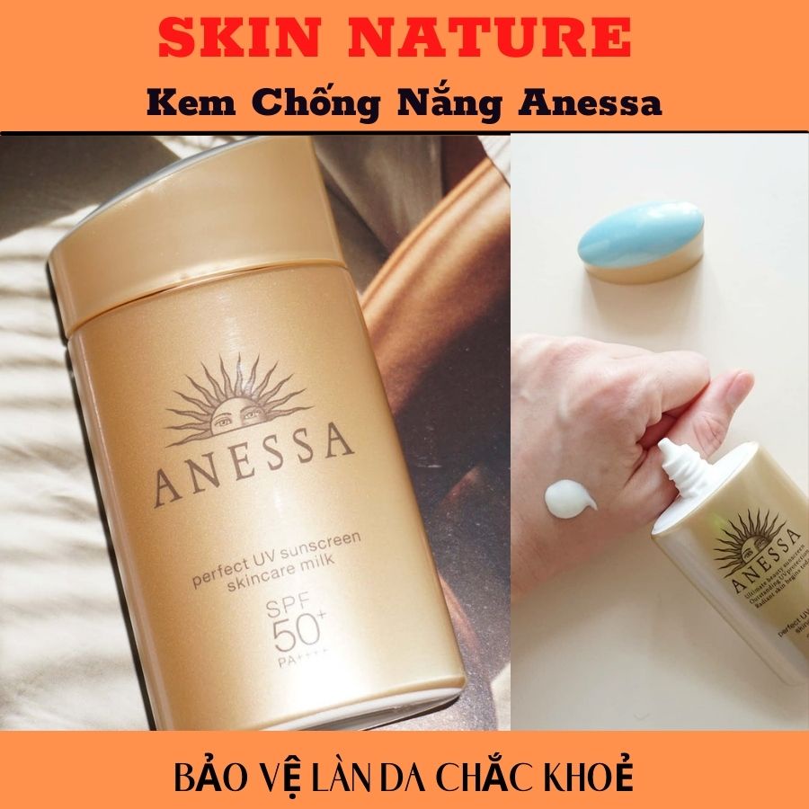 ( ❤️ HOT SALES ❤️) Kem chống nắng Anessa Perfect UV Sunscreen Skincare Milk SPF 50+ PA++++ 60ml