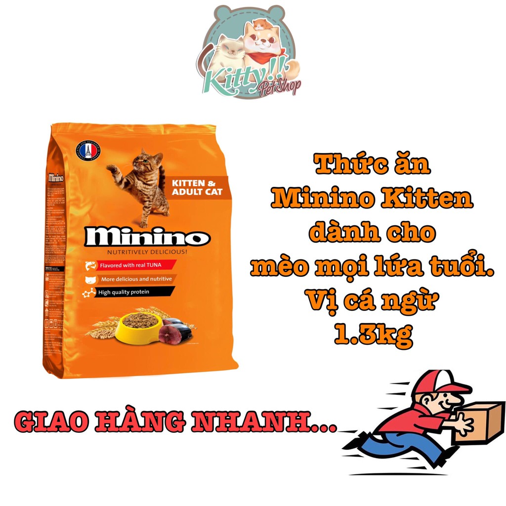 Thức ăn Minino Kitten dành cho mèo mọi lứa tuổi 1.3kg