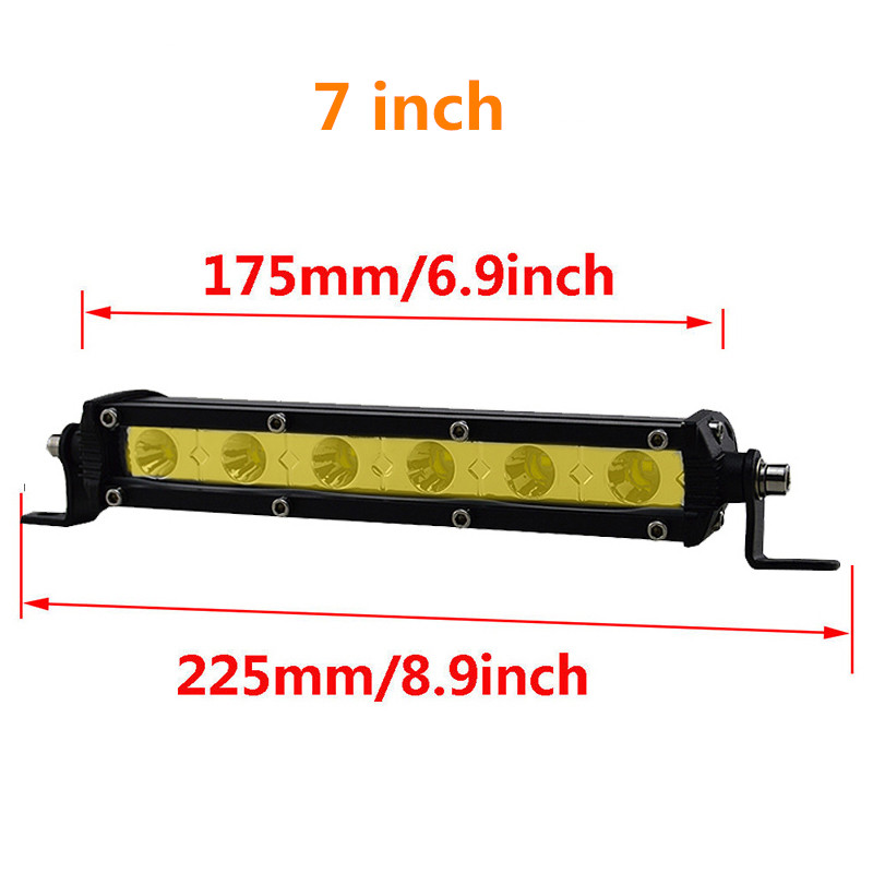 Thanh Đèn Led Ánh Sáng Vàng Cho Xe Suv Atv