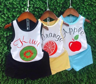 COMBO 5 BỘ 3 LỖ HOA QUẢ CHO BÉ