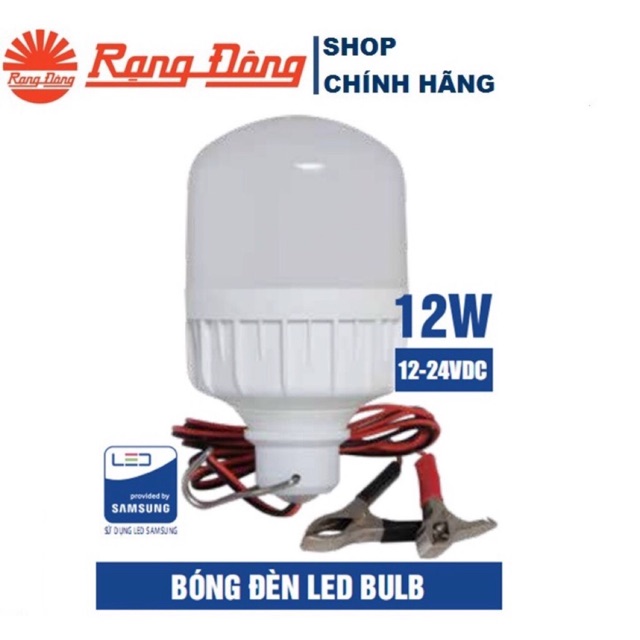 BÓNG ĐÈN LED KẸP BÌNH ẮCQUI 12v-24v GIÁ RẺ