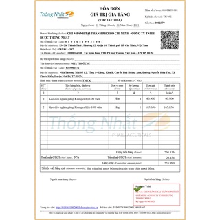 KẸO KUMGER HỖ TRỢ GIẢM H.O VĨ 4 Viên - Ha Chi JSC