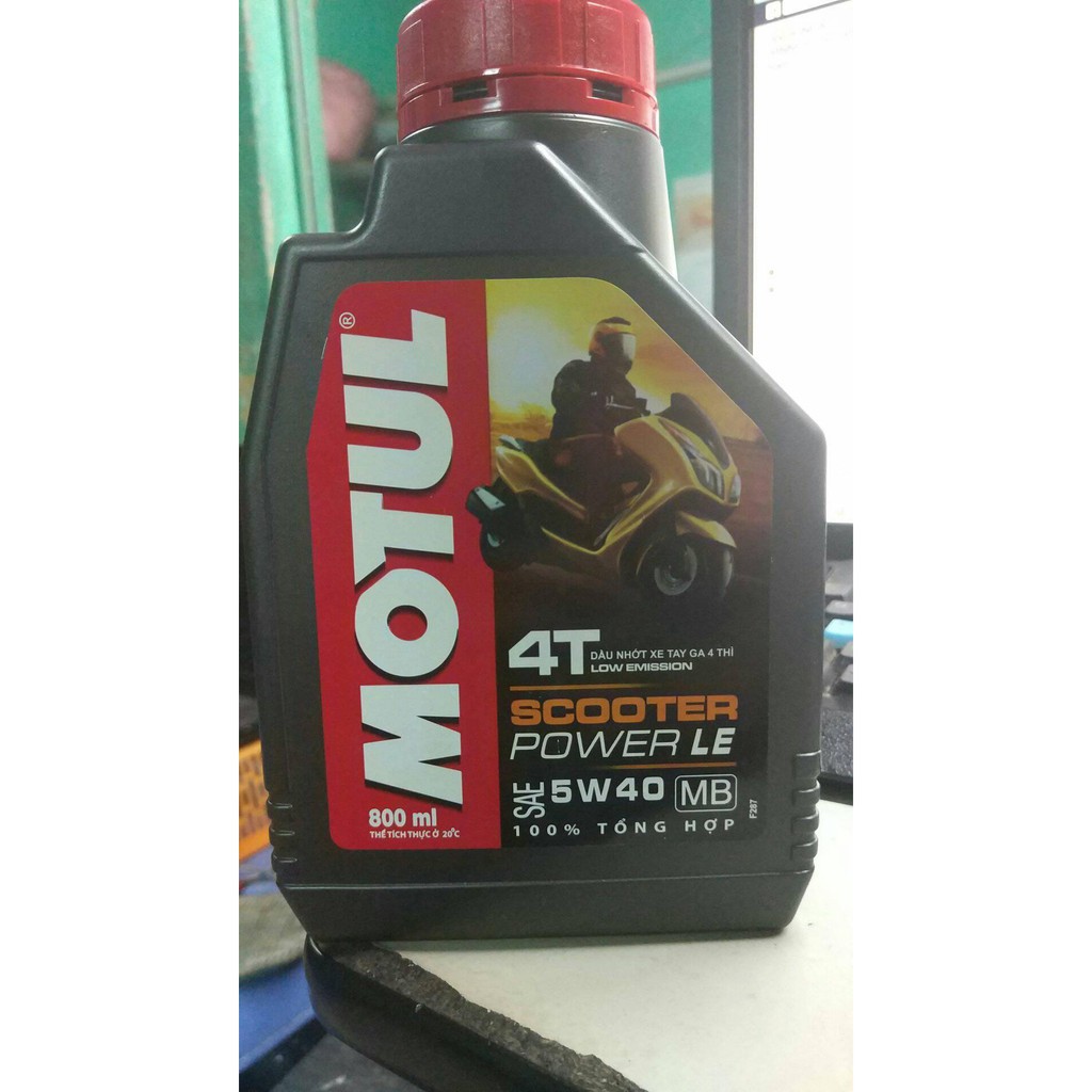 Nhớt Motul tay ga full tổng hơp Power Le