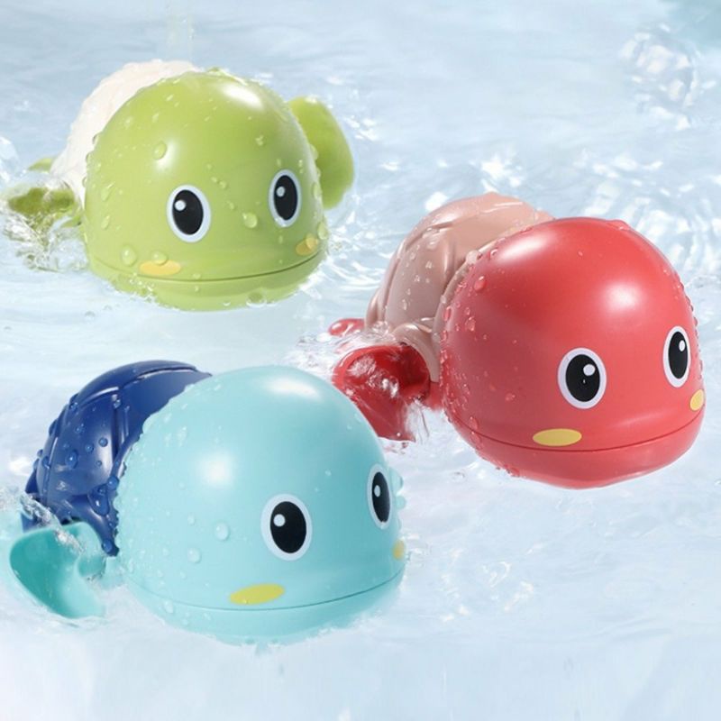 Đồ chơi rùa bơi trong nước, đồ chơi nhà tắm vui nhộn cho bé thả chậu nước, bồn tắm