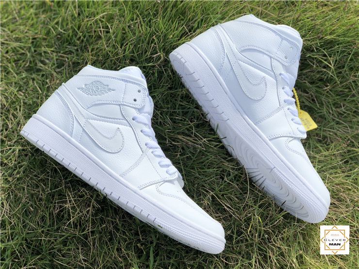 (FREESHIP+HỘP) Giày thể thao AIR JORDAN 1 Retro High Full white full trắng cao cổ | BigBuy360 - bigbuy360.vn