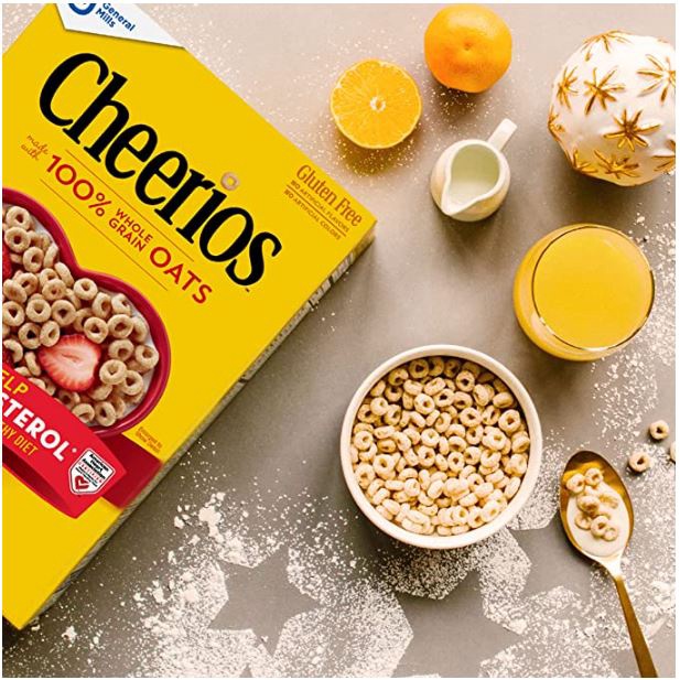 NGŨ CỐC CHEERIOS 100% WHOLE GRAIN OATS 340G