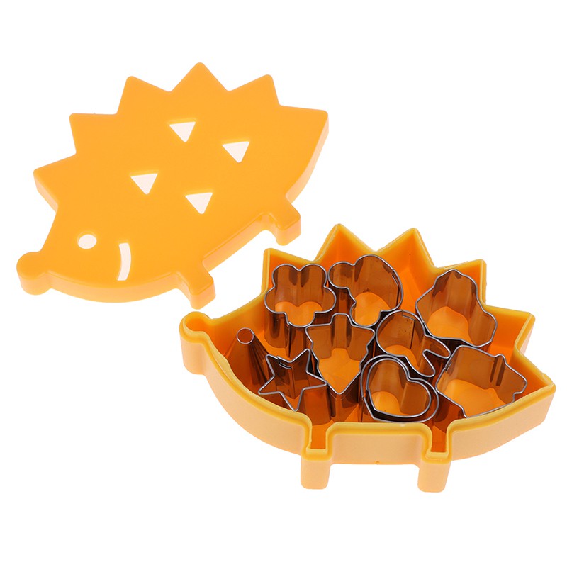 Set 10 khuôn cắt rau củ quả mini nhiều kiểu dáng xinh xắn