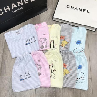Combo 10 bộ cotton 4 chiều cộc tay cho bé cater's cotton size 2-6/quần áo trẻ em/Bộ bé trai/Bộ bé gái