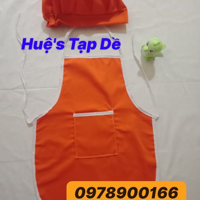 Sét 22 bộ tạo dề và mũ màu cam