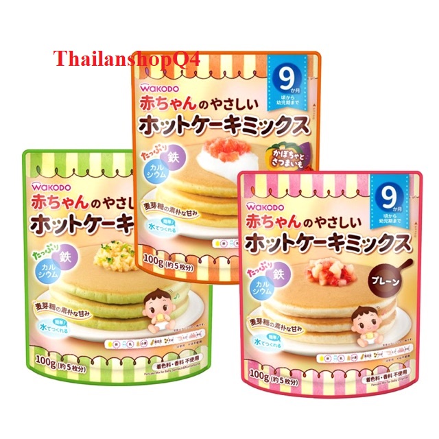BỘT LÀM BÁNH PANCAKE WAKODO NHẬT 100G HSD 7/2023