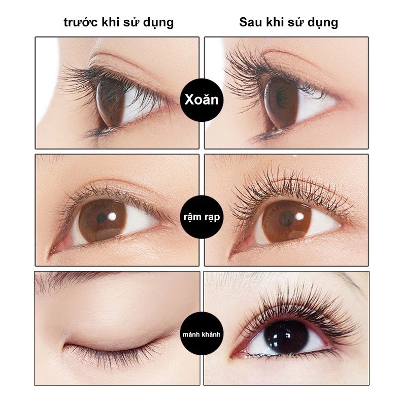 Máy Uốn Mi Nhiệt Máy Chuốt Mi Điện Eyecurl Sạc USB Kẹp Uốn Mi Làm Cong Nhỏ Gọn Tiện Lợi