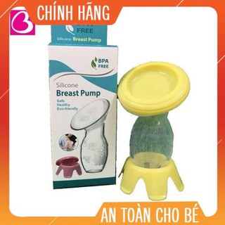 Phễu, Cốc hứng sữa rảnh tay silicon mềm kèm nắp và đế (Chính Hãng)