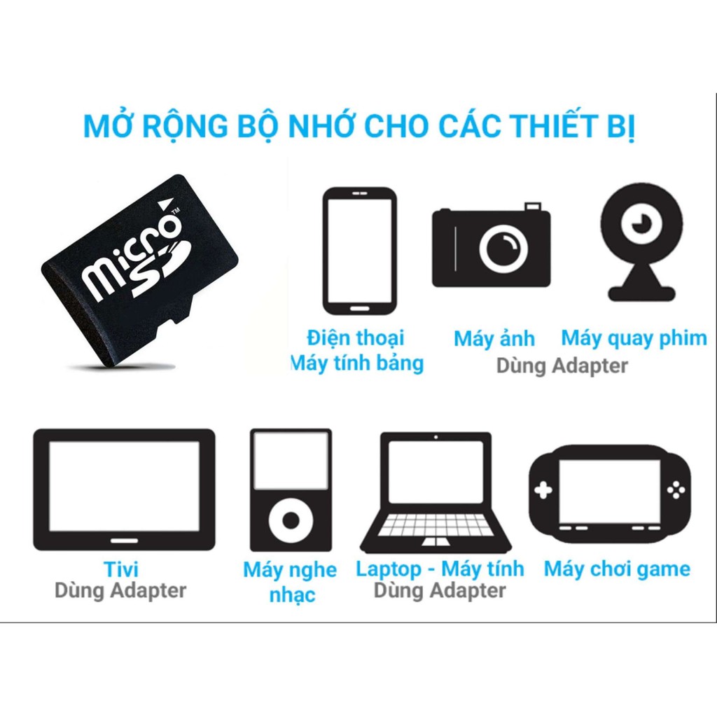 THẺ NHỚ MICRO 2G-4G- 8G