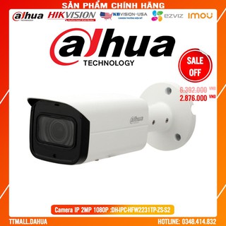 Camera ip starlight 2.0mp dahua dh-ipc-hfw2231tp-zs-s2 - bảo hành chính hãng 2 năm
