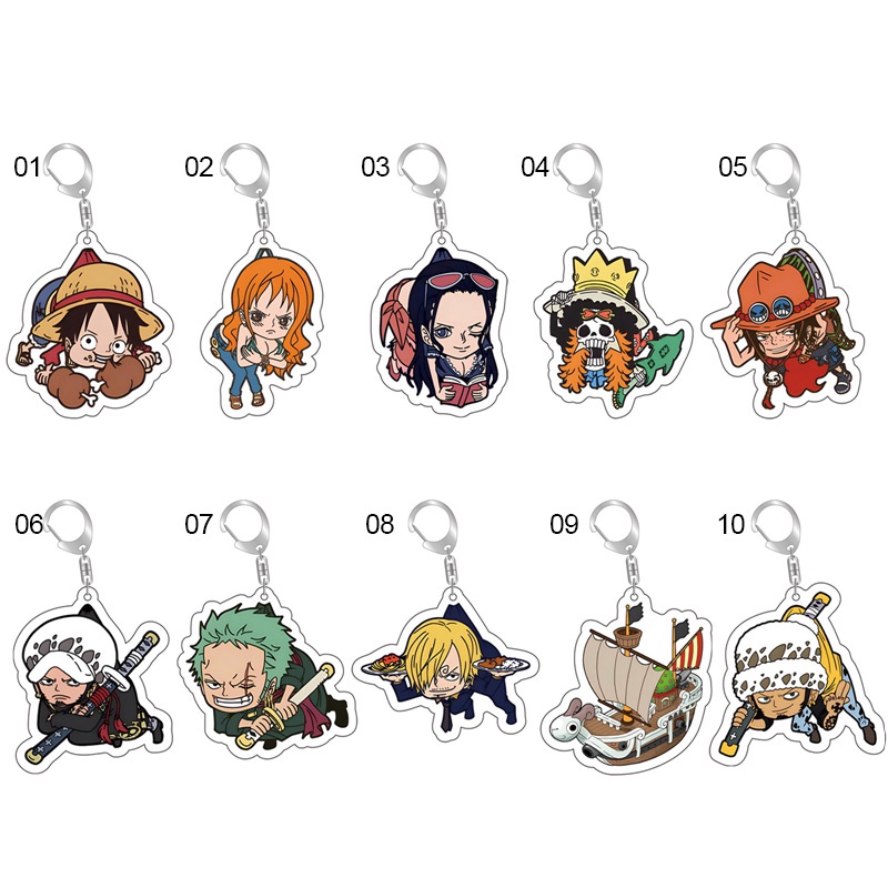 Móc Khóa Hình Nhân Vật Hoạt Hình One Piece