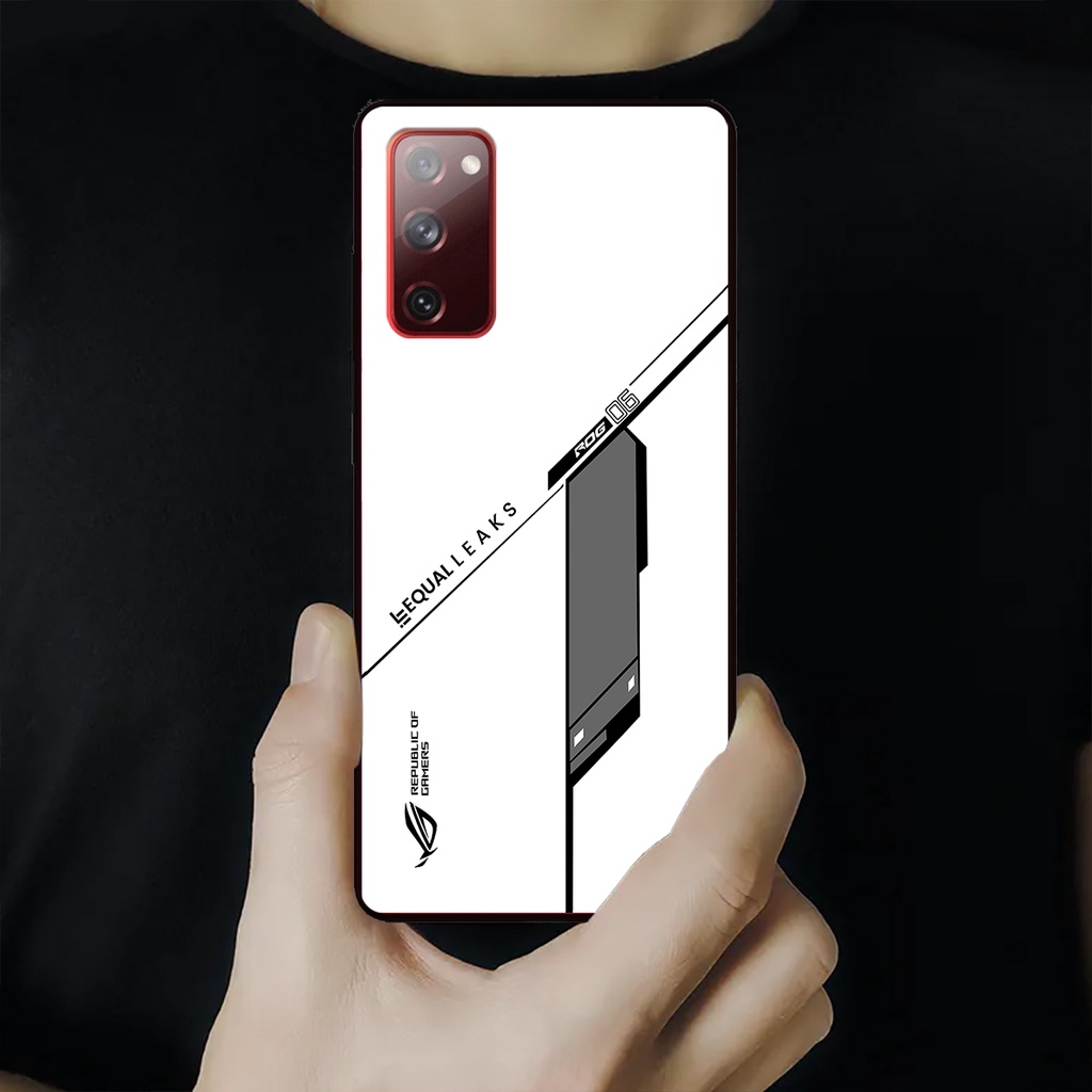 Ốp lưng điện thoại Samsung Galaxy S20 FE - Republic of Gamers, chất liệu kính cường lực