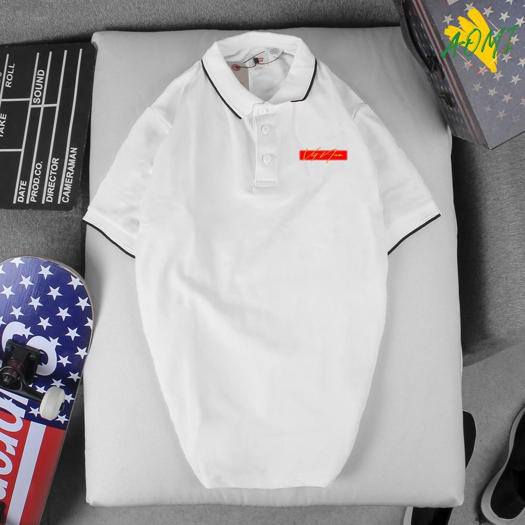 ÁO THUN POLO AOMI TÔI LÀ NGƯỜI VIỆT NAM SIGNATURE VIETNAM THUN CO GIÃN 4 CHIỀU NAM NỮ