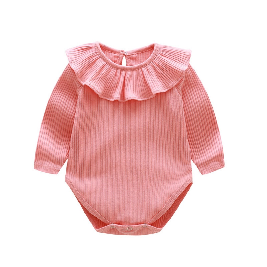 Bodysuit dài tay cho bé trai bé gái cotton hàn gân tăm mềm mịn Thanh hằng baby 3 - 13 kg