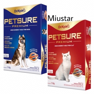 Sữa bột CNL PETSURE cho chó mèo thú cưng 110g