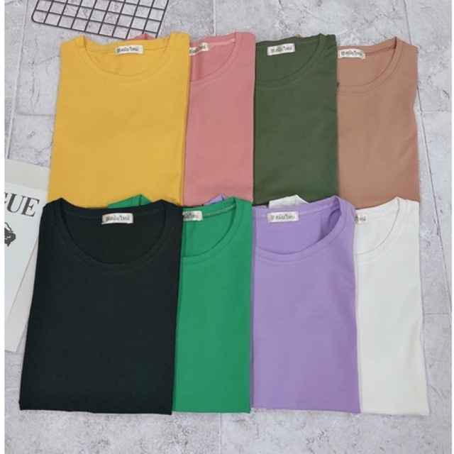 Áo phông thái trơn Form rộng