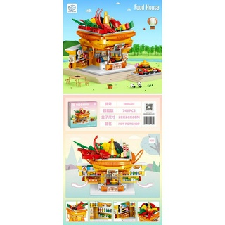 Mô Hình Đồ Chơi Lắp Ráp Quán Cà Phê 00839-43