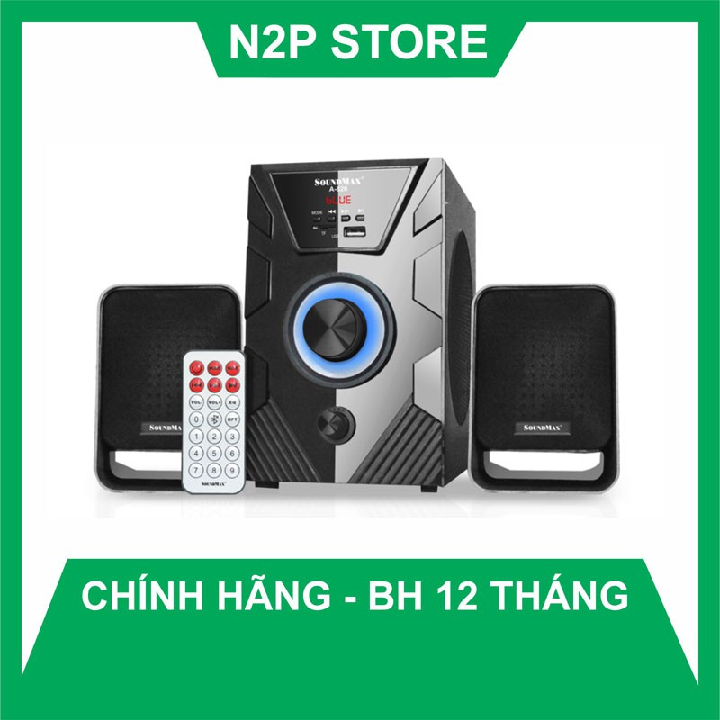 Loa máy tính vi tính Soundmax A826 - 2.1/ USB, SD Card, Bluetooth (Hãng phân phối chính thức)