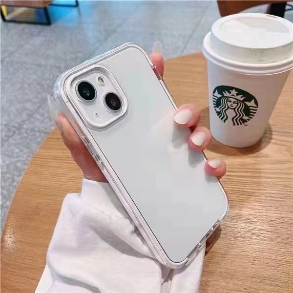 For iphone 15 pro max Ốp Điện Thoại Mềm Chống Vỡ Bảo Vệ Camera 2 Trong 1 Màu Trong Suốt Cho compatible for IPHONE 1413ProMax 11 11 PROMAX X XR 7P 8P