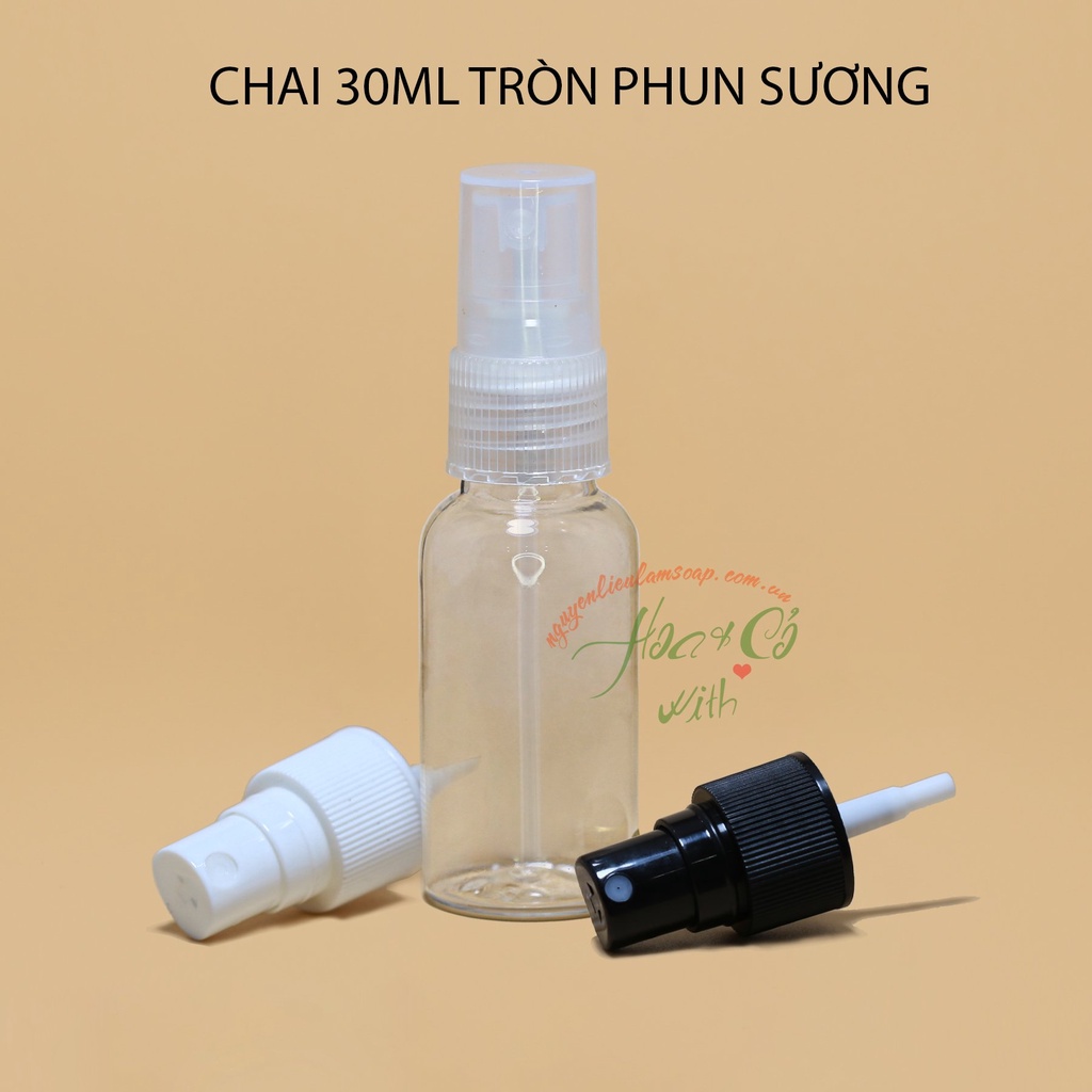 Chai Nhựa 30ml Vai Tròn/Vai Ngang Phi 20