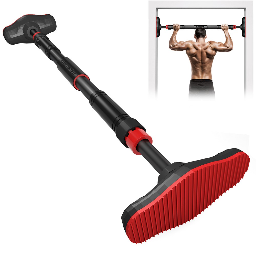 OneTwoFit thanh xà đơn gắn cửa Treo Tường Thanh ngang có thể điều chỉnh Thép rắn trọng xà đơn gắn tường 67-100cm OT160