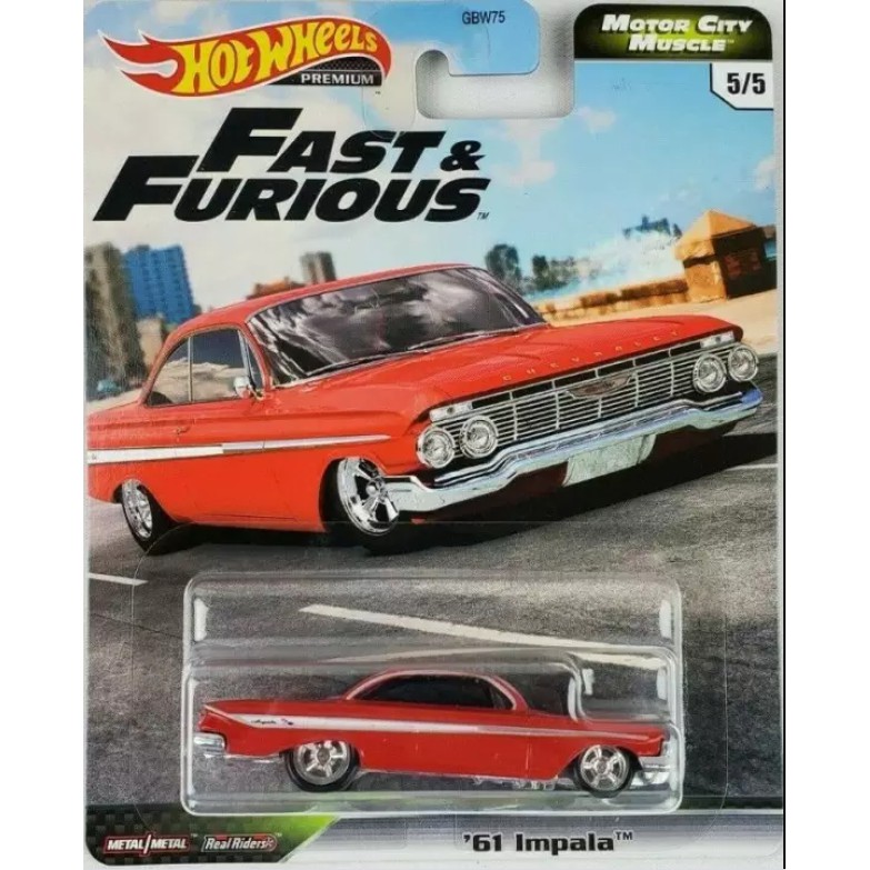 Siêu xe Hot Wheels chủ đề Fast &amp; Furious GBW75