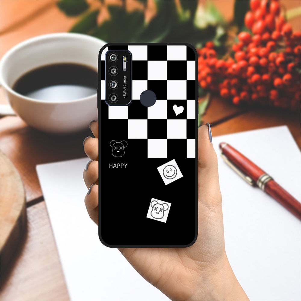 Ốp lưng Vsmart Joy 3/Joy 4/Active 3/Bee 3/Live/...dẻo đen hình Kaw Happy