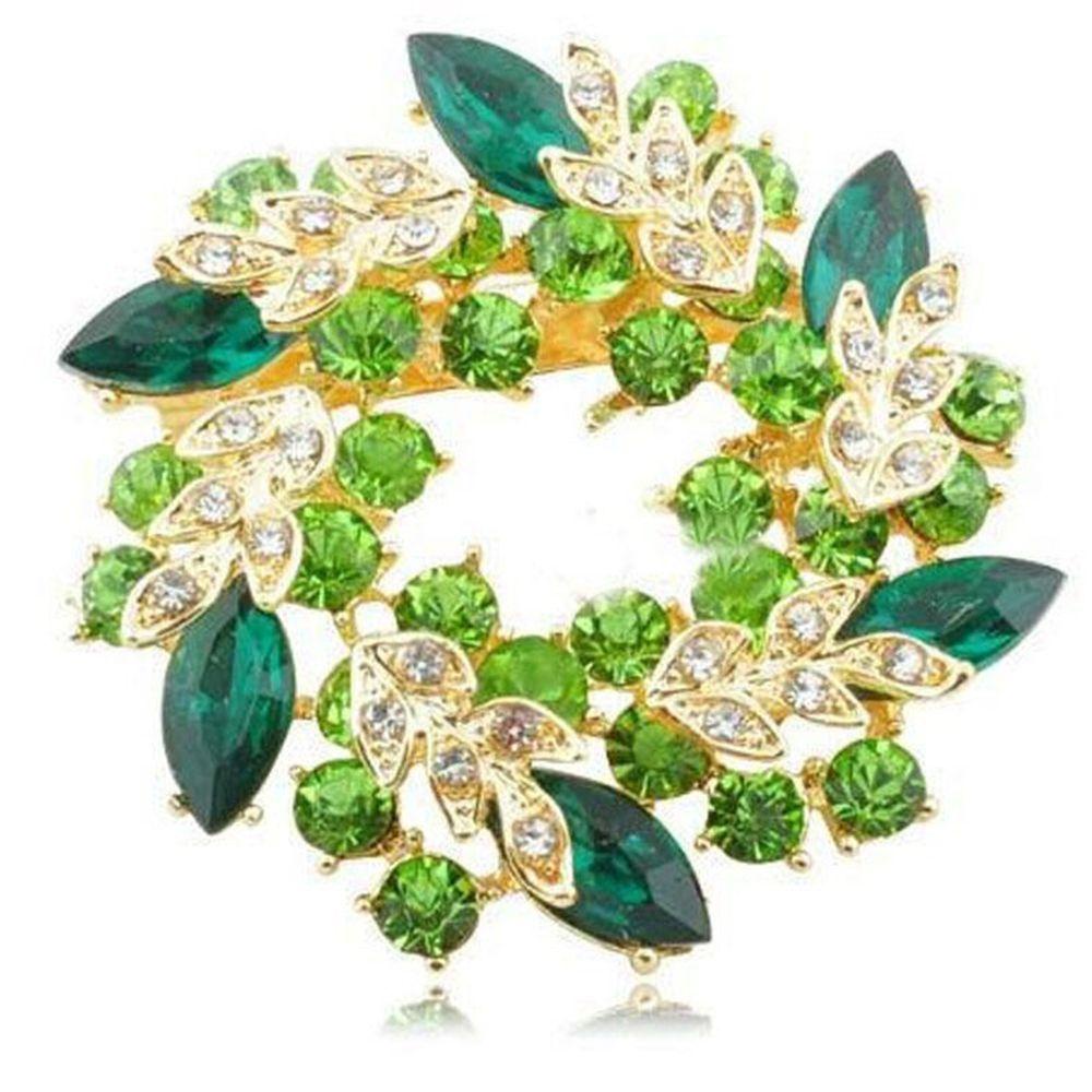 Ghim Cài Áo Hình Hoa Trong Suốt VANES1 Chất Lượng Cao Cho Cô Dâu