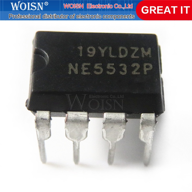 Set 10 Linh Kiện Điện Tử Ne5532 Ne5532N Ne5532P 5532 = Njm5532Dd 5532dd 5532d Dip-8