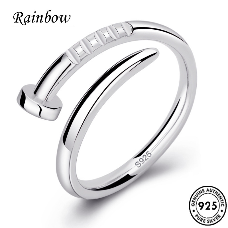 Nhẫn bạc 925 đính đá quý thời trang cho nữ