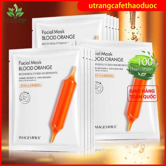 Mặt nạ cam đỏ - Ống Cam dưỡng ẩm dưỡng trắng da Images .