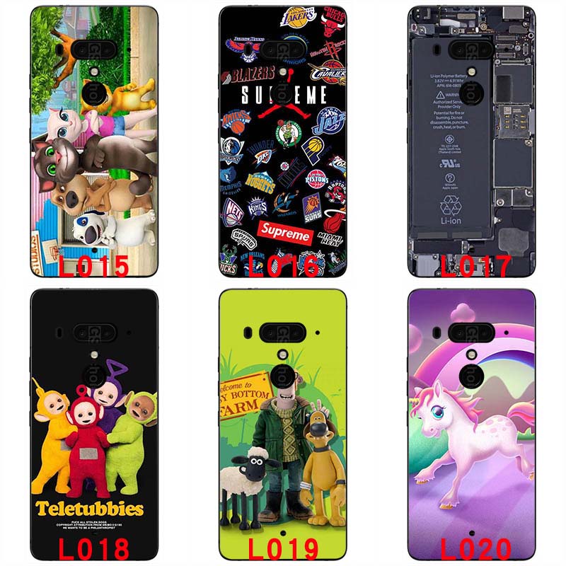 Ốp điện thoại TPU silicon mềm vẽ họa tiết hoạt hình anime dễ thương cho HTC U12 pLus