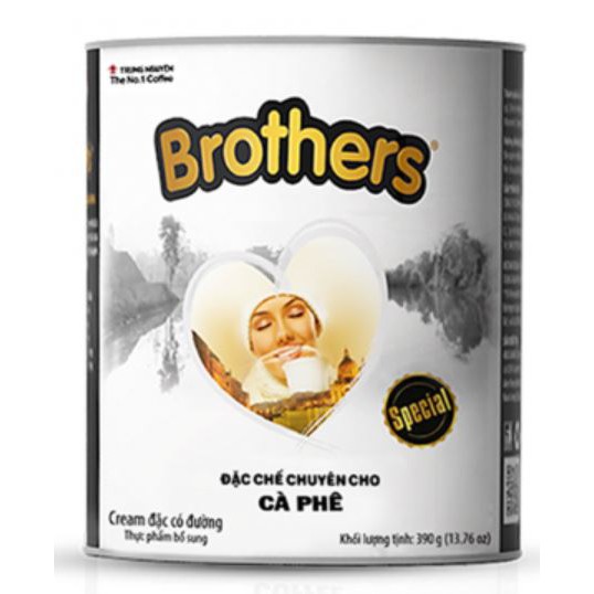 Cream đặc có đường Brothers 390g F&N