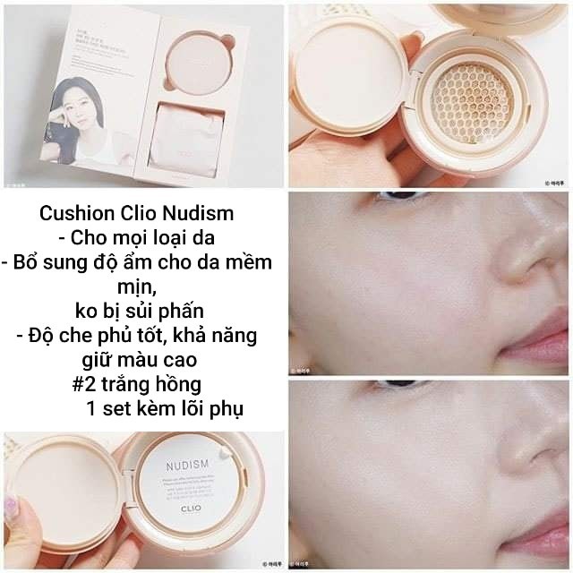 Phấn Nước Trang Điểm CLIO NUDISM VELVETWEAR CUSHION
