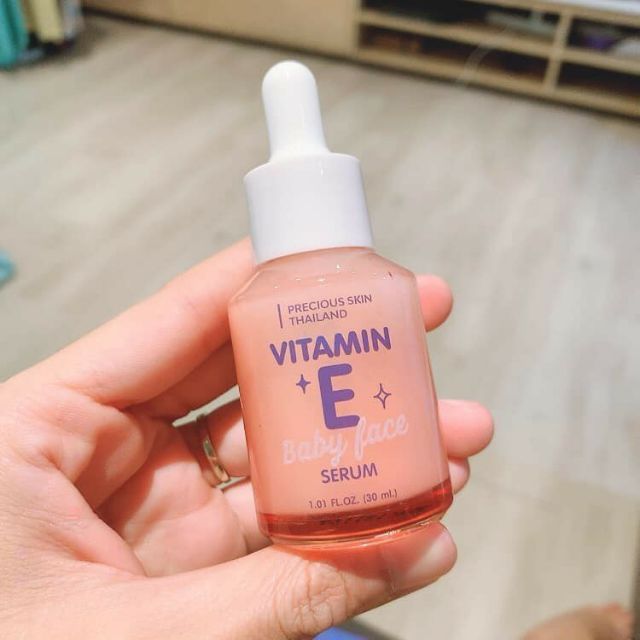 Serum làm giảm mụn và dưỡng trắng Vitamin E Baby Face Thái Lan (30ml)