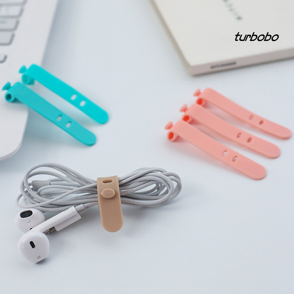 4 Dây quấn cáp/tai nghe bằng silicon tiện dụng