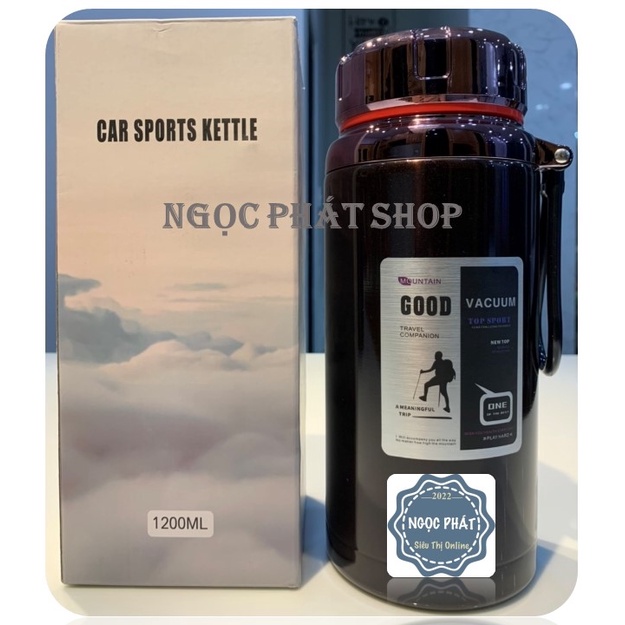 Bình giữ nhiệt kim cương GOOD 1200ml inox 304 cao cấp