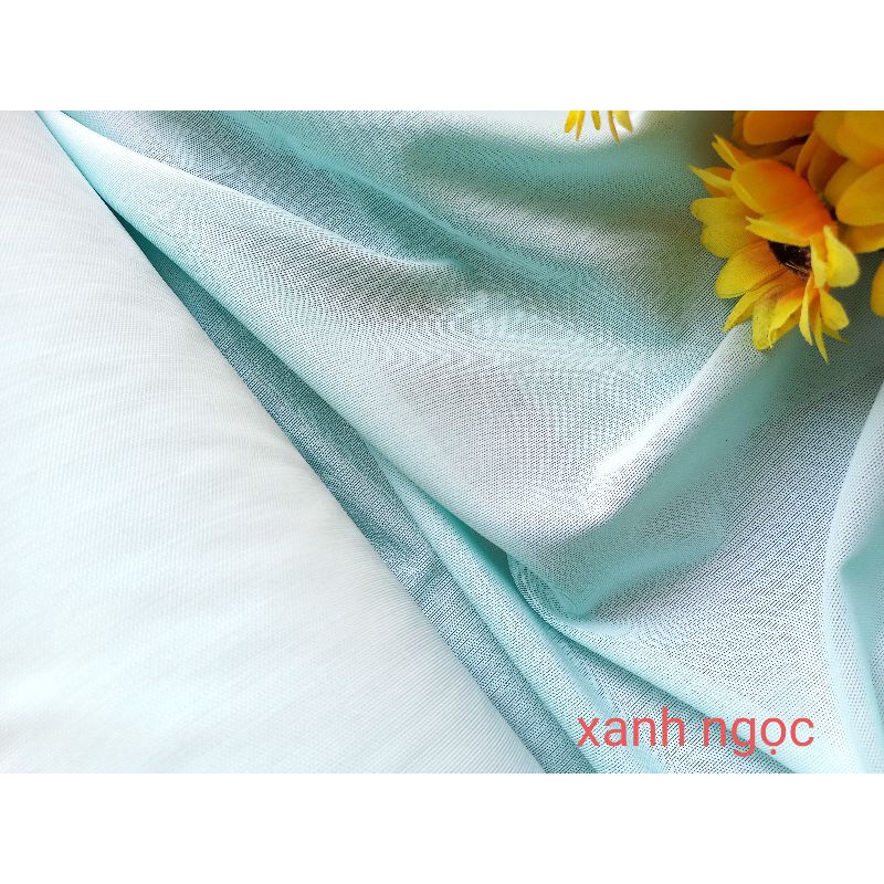 Vải  lưới thun dày và các màu