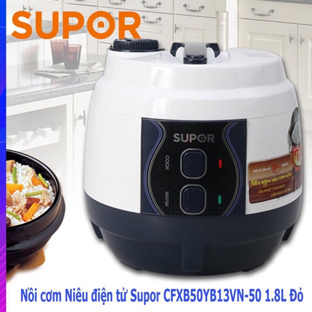 Nồi Cơm Niêu Supor CFXB50YB13VN-50 - 1.8L