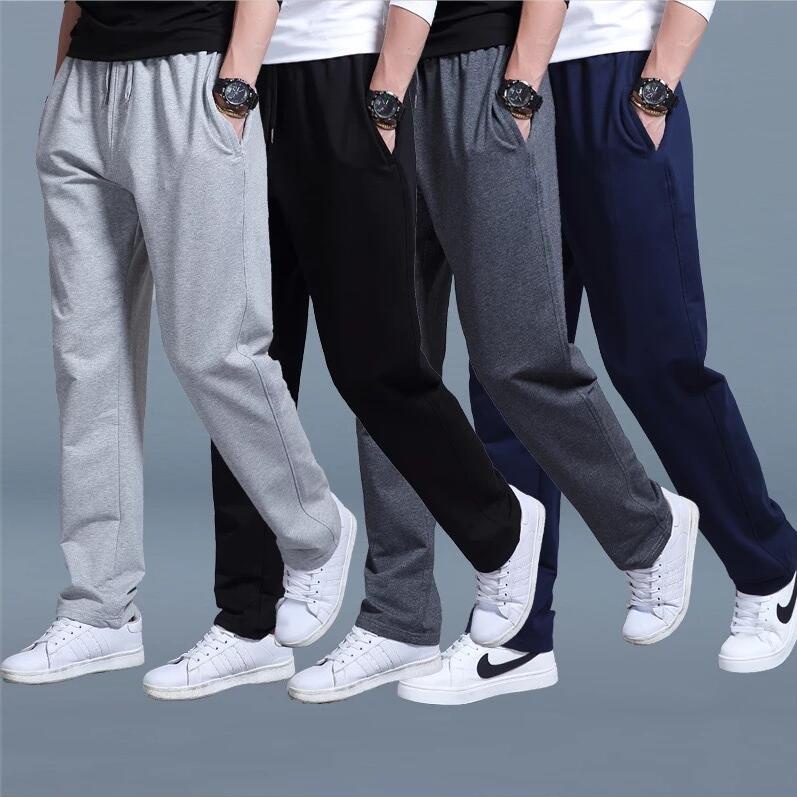 Quần Jogger Thể Thao Ống Rộng Phối Dây Rút Túi Size L-5Xl Phong Cách Nhật Bản