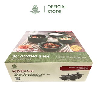 BỘ 4 NỒI SỨ DƯỠNG SINH MINH LONG