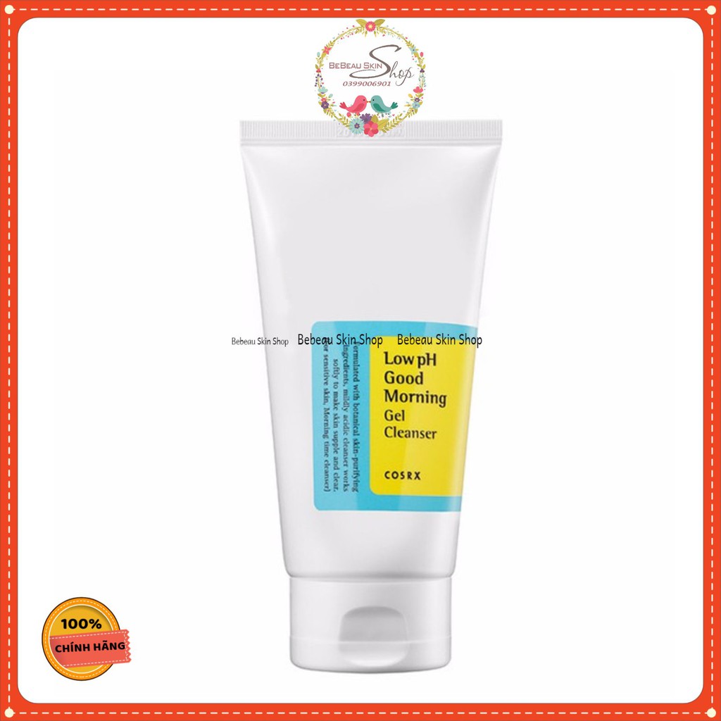 Sữa rửa mặt COSRX LOW PH GOOD MORNING GEL CLEANSER