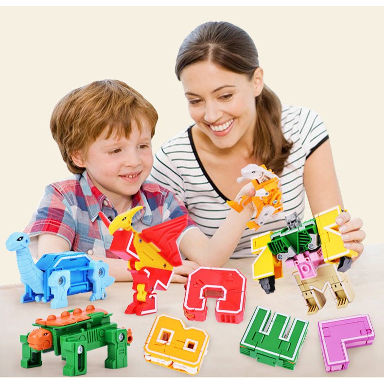 Bộ CHỮ CÁI BIẾN HÌNH THÔNG MINH thành động vật H-I-J-K-L-M-N