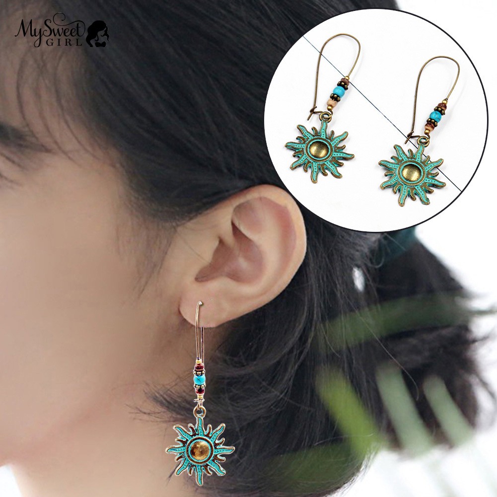 Bông Tai Hình Mặt Trời